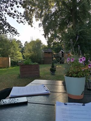 Garten at Die Grenzburg in Güstrow in Mecklenburg-vorpommern