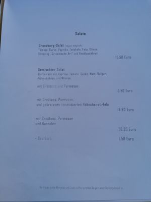 Karte at Die Grenzburg in Güstrow in Mecklenburg-vorpommern