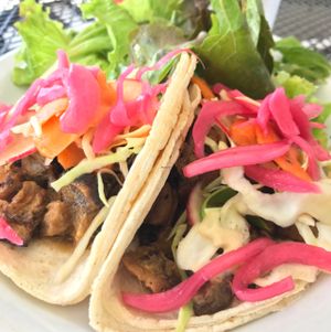 Vegan Korean Tacos at The Local in Naples