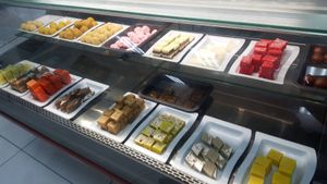 Display Cabinet at Govinda Restaurant in Auckland