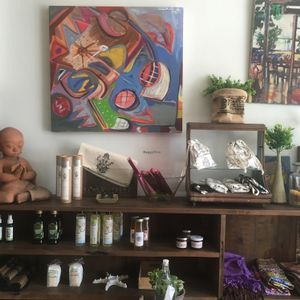 interior  at June's Art Cafe in Koh Samui