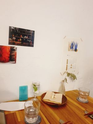 Interior at Nayuta Cafe in Busan