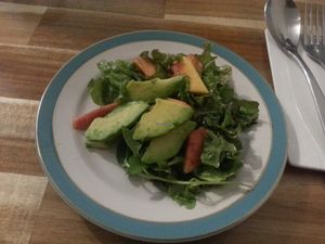 avocado starter at Nayuta Cafe in Busan