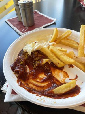 Currywurst  at Curry Cult in Sachsen