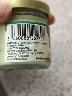 clotted creamm  at Queens tea room in Noord-holland