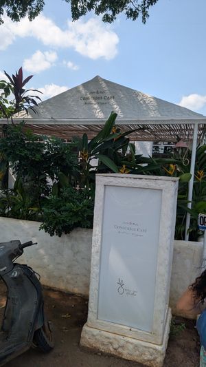  at Conscious Cafe in Auroville