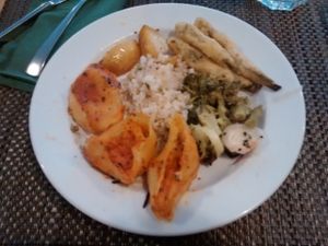 Hot dishes at Cultura Dos Sabores in Porto