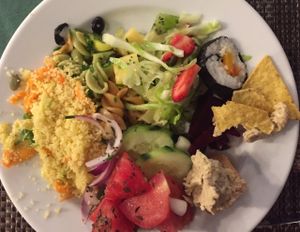 The couscoussalad was sooo good :-)!! at Cultura Dos Sabores in Porto