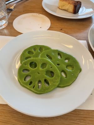 Lotus root pickle  at cornerstore in Noord-holland
