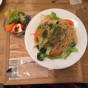 pasta at Ohisamaya in Sendai