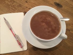 delicious organic soy milk cocoa 🌱 at Ohisamaya in Sendai