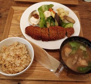 Seitan katsu at Ohisamaya in Sendai