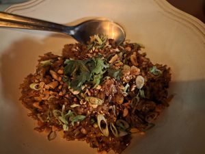 Fried rice at Sem Porta in Setúbal