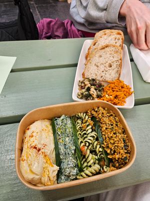 Lunch box deal  at Mister Meze in Cardigan