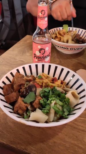 Tofu and Hack noodles at Wen Cheng in Nordrhein-westfalen