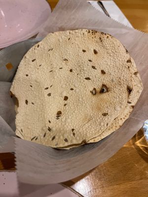 Papadam - toasted  at Kailash Parbat in New York City