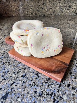 Mexican polvorones   at Xochitla Bakehouse and Kitchen  in Raleigh