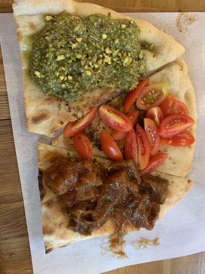 Tris bruschettaa  at 100% PASTA in Oxford