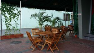 Outdoor at Greengreen Cafe in Penang