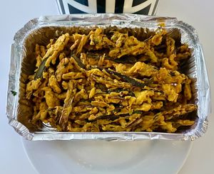 Crackling bhindi  at Goa Portuguesa - Jumeirah Lake Towers in Dubai