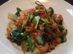 Gardein Chicken Rice Bowl at Yard House in Miami