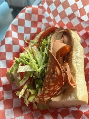 Trio (best sub ever)  at Deli Prince Arthur in Montreal