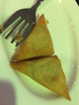 samosa at Rumours Kopitiam in Glasgow