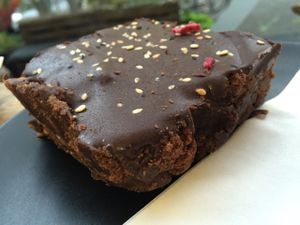 Vagan Brownie at Moehren Milieu Eco Cafe in Mainz