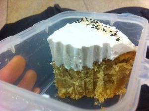 being eaten up quickly at the train station.  at Moehren Milieu Eco Cafe in Mainz