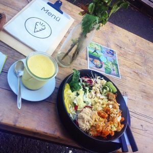 Buddha Bowl at Moehren Milieu Eco Cafe in Mainz