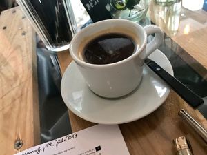 coffee at Moehren Milieu Eco Cafe in Mainz