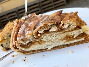 plaited loaf (nuts) at Moehren Milieu Eco Cafe in Mainz