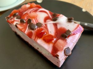 cake at Moehren Milieu Eco Cafe in Mainz