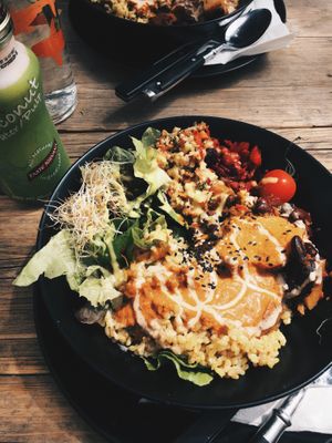 So delicious :) at Moehren Milieu Eco Cafe in Mainz