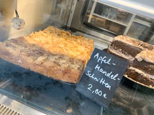 cake at Moehren Milieu Eco Cafe in Mainz