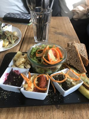 Brunch at Moehren Milieu Eco Cafe in Mainz
