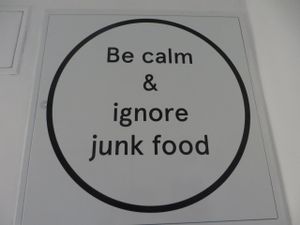 toilet wisdom at Moehren Milieu Eco Cafe in Mainz