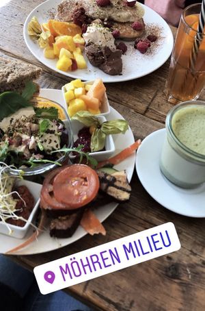 Pancakes und das deftige Frühstück 👏  at Moehren Milieu Eco Cafe in Mainz