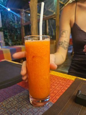 Papaya Jucie at MC Cafe in Central Province