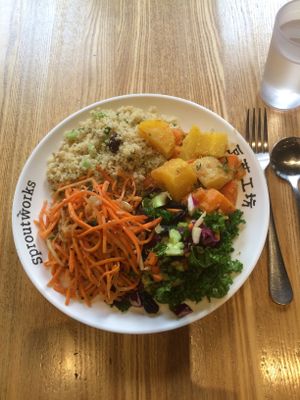 My salad for second time  at Sproutworks - XinTianDi in Shanghai