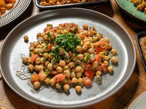 Chickpea Salad  at Vegan Stops in Long Beach