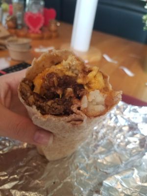 Breakfast Warp Wrap at Earth Burger - NW Loop in San Antonio