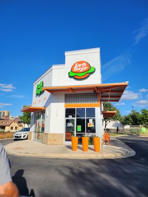 Outside at Earth Burger - NW Loop in San Antonio