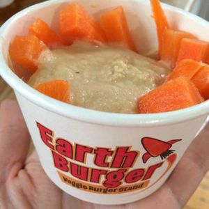 Hummus & Carrots at Earth Burger - NW Loop in San Antonio