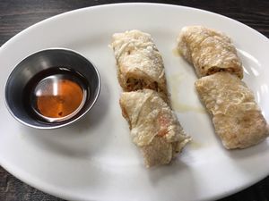 Crispy vegetable rolls at Pho Eatery in Rockville