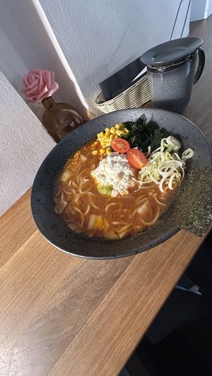 shio/yuzu vegan ramen  at Ramen by Maru in Ljubljana
