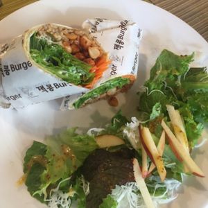 amazing burrito! at Jack and the Beanstalk in Busan