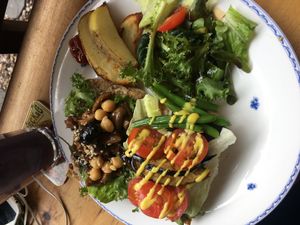 Bulgogi burger at Jack and the Beanstalk in Busan