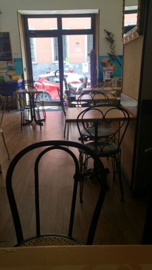 the place at Alhambra Cafe in Milan
