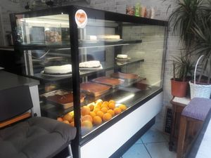 The cakes at Alhambra Cafe in Milan